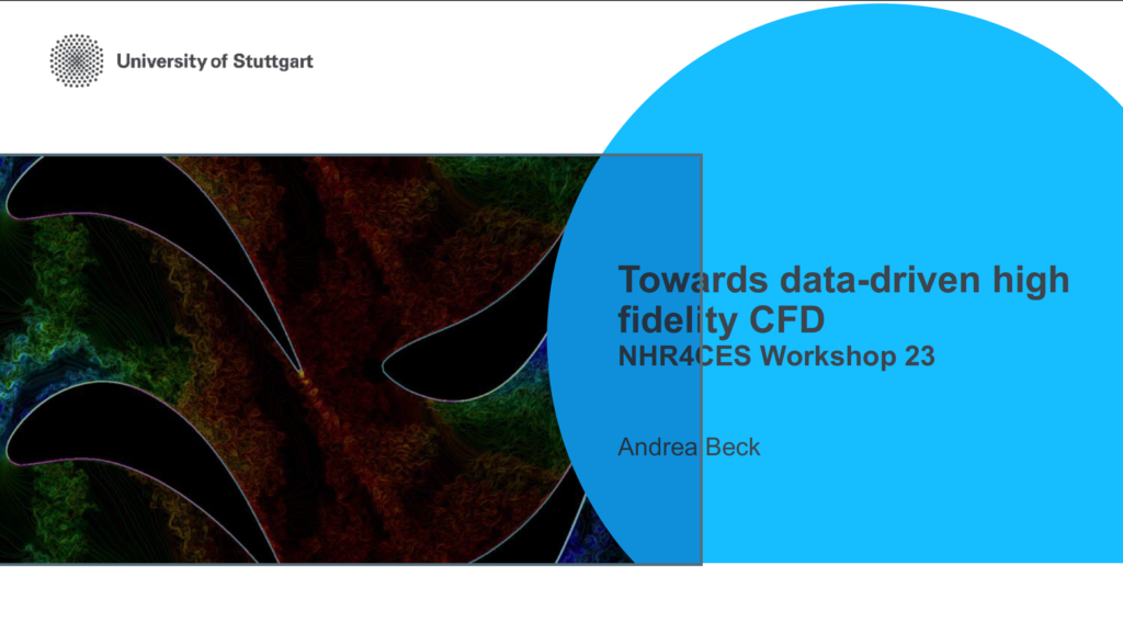 Towards data-driven high fidelity CFD